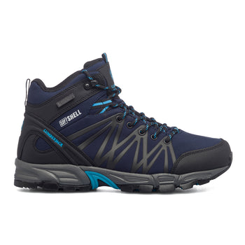 Scarpe da trekking blu in tessuto waterproof Lumberjack Shell, Sport, SKU s325500110, Immagine 0